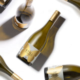 An image of Hattingley Valley STILL Chardonnay with six bottles at varying angles