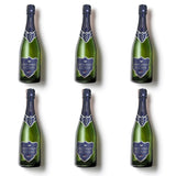 Hattingley Valley for British Airways Blanc de Noirs, case of six, six bottle images casting a shadow on the white background, case of wine delivered to your door