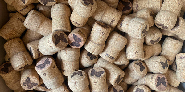Hattingley Valley Corks Butterfly Cork Recycling Champagne cork DIY repurposing gifts 