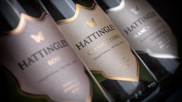 Hattingley Valley Sparkling Wine Core Collection, Sparkling Rosé, Classic Reserve, Blanc de Blancs