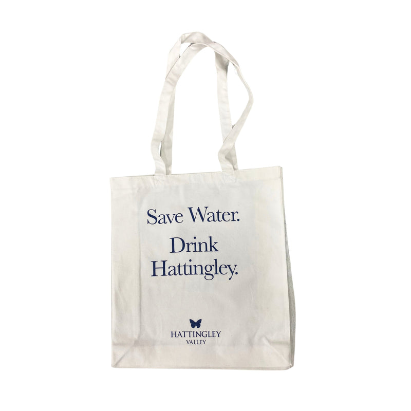 Hattingley Valley Canvas Tote Bag Save Water Drink Hattingley 