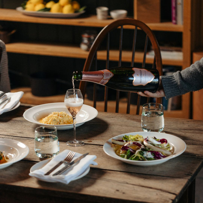 English sparkling rosé pairing Hattingley Valley Fine English Wine With rosé food pairing 