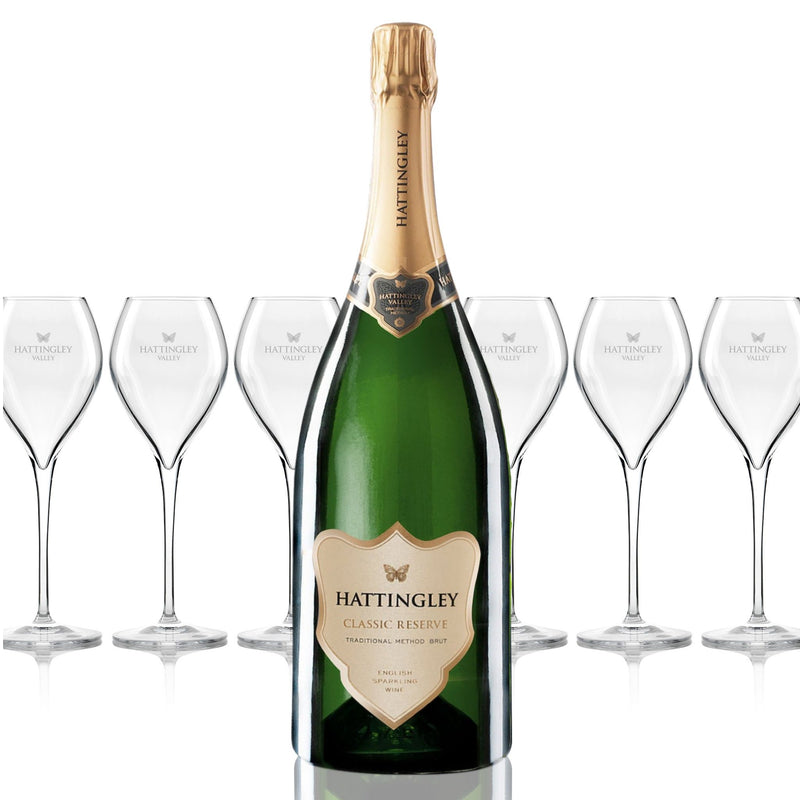 Limited Edition: Classic Reserve NV + Hattingley Flutes