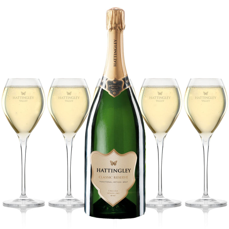 Limited Edition: Classic Reserve NV + Hattingley Flutes