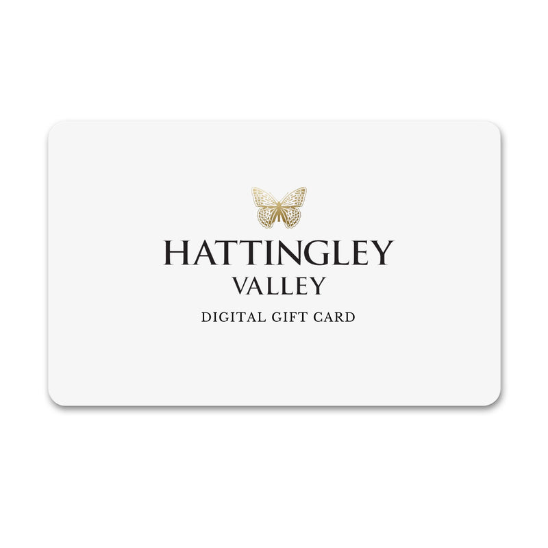 Hattingley Valley Digital Gift Card, image of card with the Hattingley Valley logo and butterfly